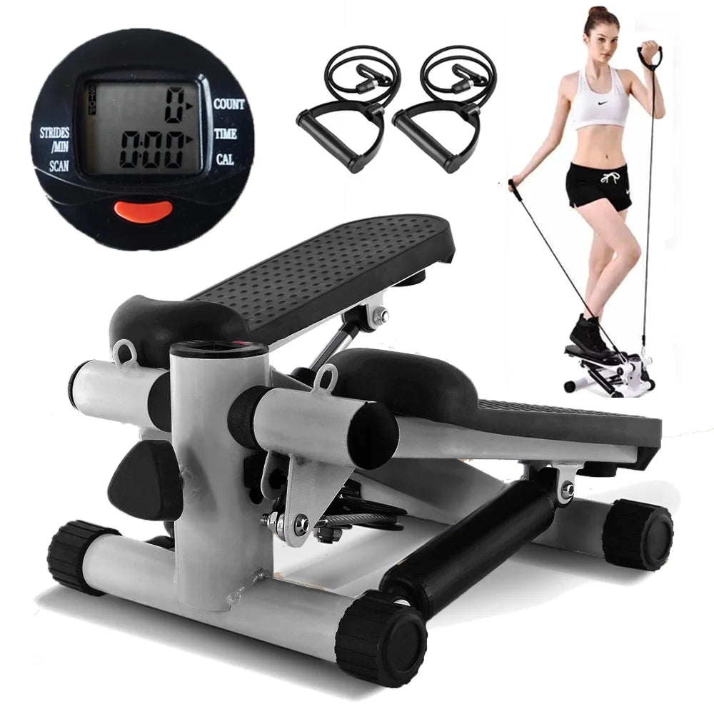 New MERACH Mini Stepper Exercise Equipment with Resistance Bands for Full Body e New MERACH Mini Stepper Exercise Equipment with Resistance Bands for Full Body e