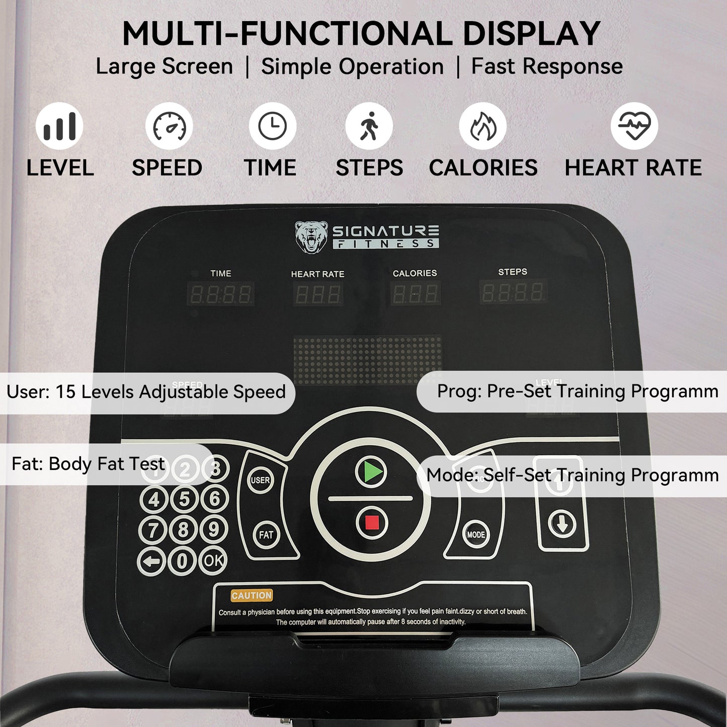 Stair Climber Commercial Grade Stair Step Machine for Cardio and Lower Body Workouts